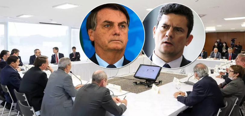 Moro pede divulgação da reunião que pode derrubar Bolsonaro