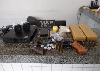 POLÍCIA CIVIL DE PERITORÓ, COROATÁ E PEDREIRAS/MA – PREDERAM DUAS PESSOAS POR TRÁFICO DE DROGAS E POSSE ILEGAL DE ARMA DE FOGO