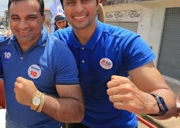 São Luís/MA – Duarte Júnior anda pelas ruas de São Luís com político chamado de ladrão