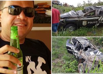 Nova Olinda/MA – Viatura capota e mata escrivão da Polícia Civil