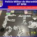 ROSÁRIO/MA – 1ª Cia do 27º BPM realiza prisão de indivíduos por tráfico de drogas