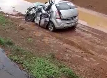 BACABEIRA/MA – NA BR-135 COLISÃO FRONTAL DEIXA CINCO MORTOS