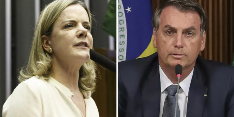 ‘Quando emissoras daqui farão o mesmo com Bolsonaro?’, pergunta Gleisi sobre suspensão de discurso de Trump nos EUA
