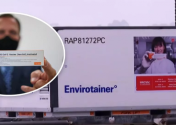 São Paulo/SP – Chegam as primeiras 120 mil doses da Coronavac