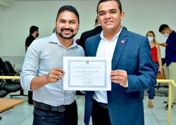 COROATÁ / MA – Prefeito Luiz da À Movelar Filho do (PT) é diplomado reeleito em cerimonial com o vice Juscelino e os demais vereadores e suplentes