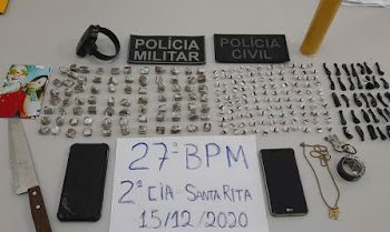 SANTA RITA/MA – POLÍCIA MILITAR E POLÍCIA CIVIL FAZEM GRANDE APREENSÃO DE DROGAS E PRISÃO DE TRAFICANTES