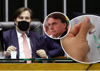 Com apoio de Maia, Câmara deve aprovar projetos para obrigar Bolsonaro a comprar vacinas contra coronavírus
