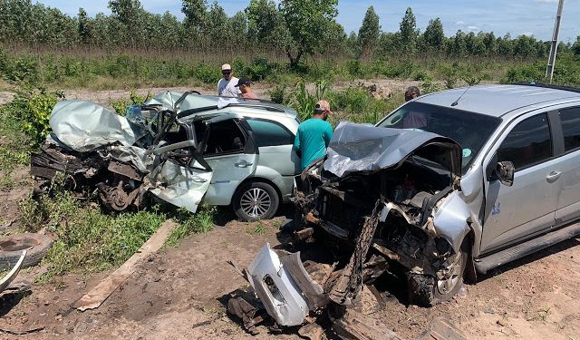 Anapurus/MA – Colisão entre veículos, em trecho da rodovia MA-230