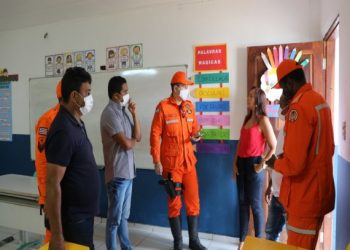 Coroatá/MA – Corpo de Bombeiros vistoria prédios públicos para a implantação do Colégio Militar
