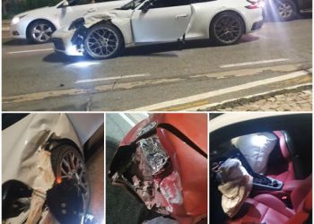 São Luís/MA – Motorista de carro avaliado em R$ 400 mil causa acidente na Avenida Litorânea