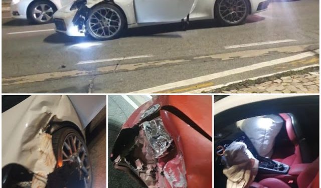 São Luís/MA – Motorista de carro avaliado em R$ 400 mil causa acidente na Avenida Litorânea