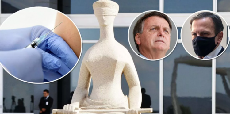 STF proíbe Bolsonaro de requisitar insumos da vacina comprados por Doria