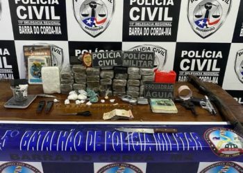 Barra do Corda/MA – Polícia prende acusado de tráfico de drogas em flagrante