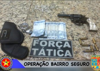 CAXIAS/MA – POLICIAIS DO 2° BPM PRENDEM FORAGIDO DA JUSTIÇA E APREENDEM ARMA DE FOGO
