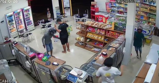 Paço do Lumiar/MA – Criminosos tocam terror durante assalto a uma padaria