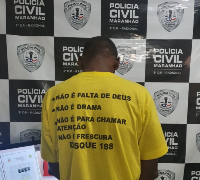 São Luís/MA – Homem é preso suspeito de atear fogo em morador de rua