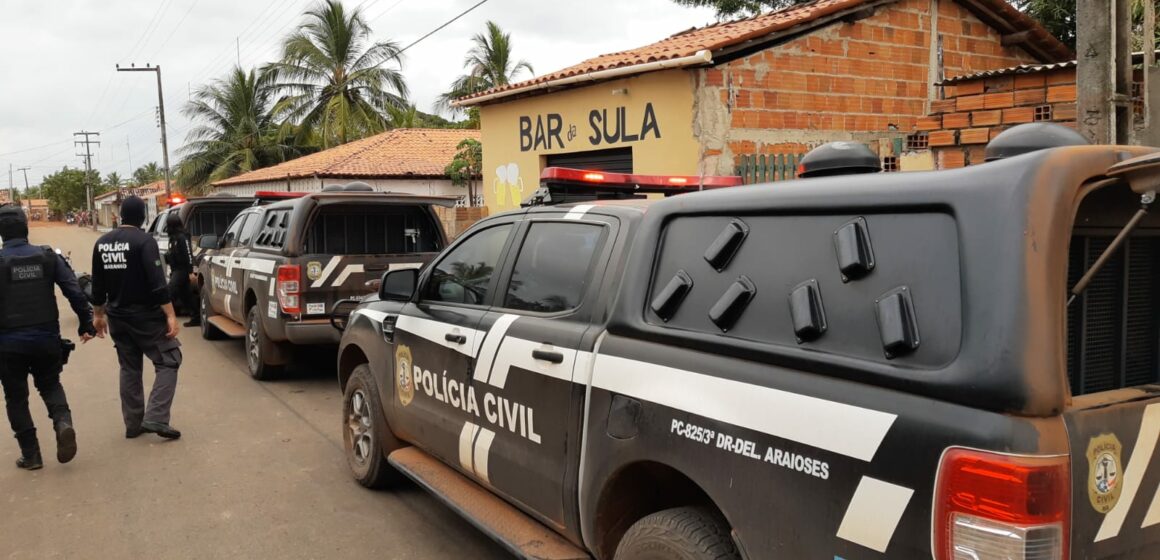 São Luís/MA – Operação prende seis pessoas por tráfico de drogas em Araioses