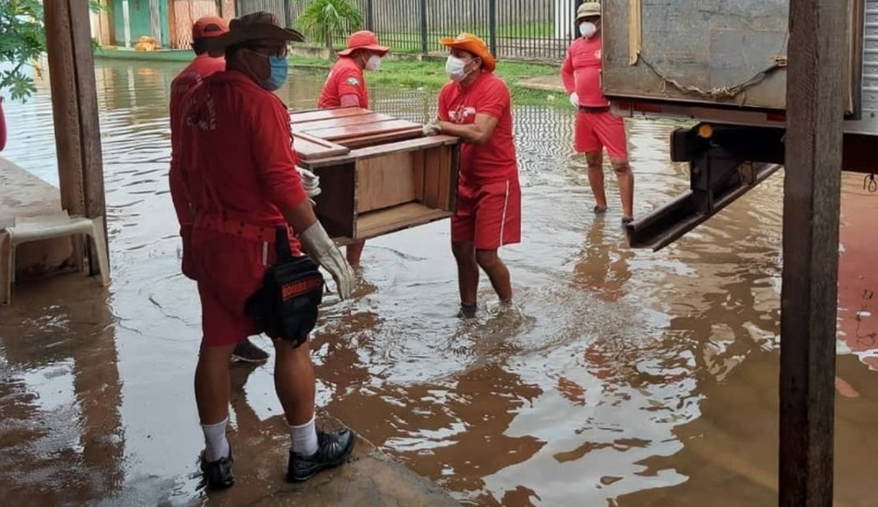 Imperatriz/MA – Mais de 30 famílias estão desabrigadas devido a cheia do Rio Tocantins