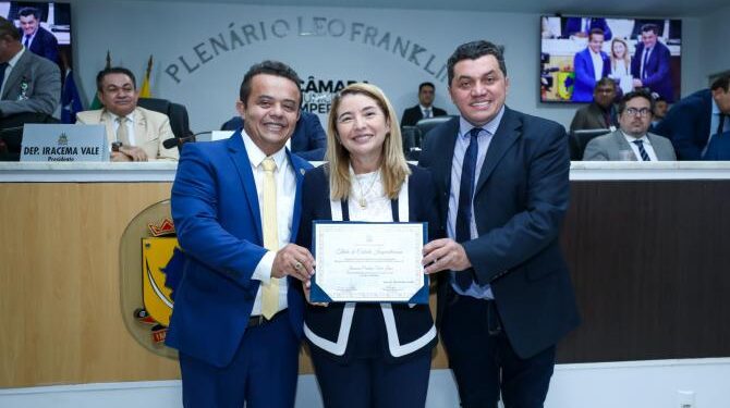 IMPERATRIZ/MA – Iracema Vale é homenageada com Título de Cidadã Imperatrizense