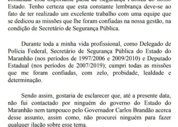SÃO LUÍS/MA – DR. RAIMUNDO CUTRIM – NOTA DE ESCLARECIMENTO