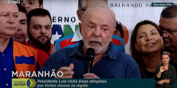 São Luís/MA – Ao lado de Dino e Brandão, Lula fala sobre sua vinda ao MA. Veja o discurso na íntegra