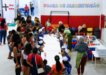 São Luís/MA – Centenas de crianças participaram da Semana de Páscoa, no Shopping da Criança
