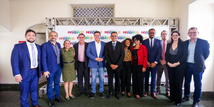 São Luís/MA – Governador em exercício Felipe Camarão recebe representantes do Conselho Nacional das Instituições da Rede Federal de Educação Profissional Científica e Tecnológica (CONIF)