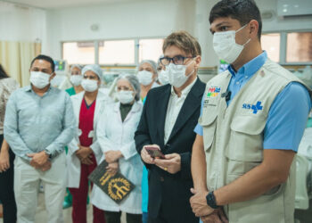 São Luís/MA – Secretário de Saúde acompanha round Tele-UTI realizado entre o HTO e o Hospital Sírio-Libanês