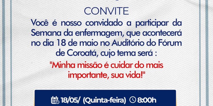 COROATÁ/MA – SEMANA DA ENFERMAGEM