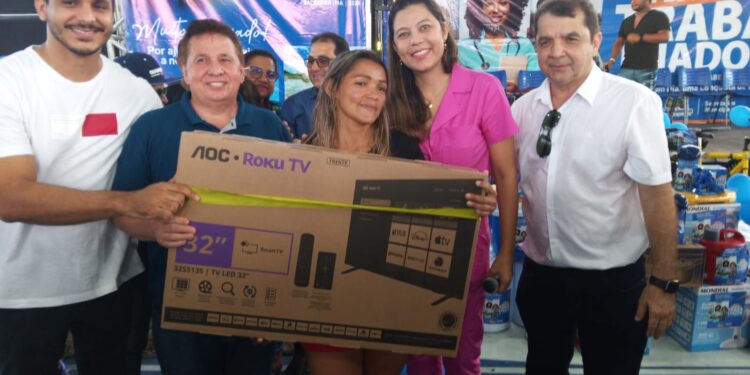 BACABEIRA / MA – Para marcar Dia do Trabalhador polulação comemora homenagem com milhares de prêmios.