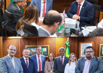 BRASILIA/DF – Carlos Brandão em reunião com o ministro da educação Camilo Santana