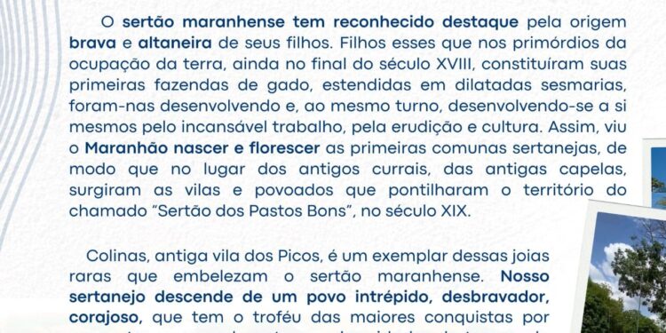 COLINAS/MA – Ana Brandão  O Protagonismo Feminino e Amor pelo Maranhão.