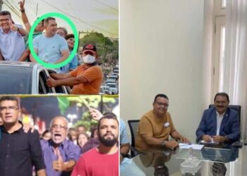 São Luís/MA – Rubão leva bolsonarista coordenador da campanha de Lahésio Bonfim na Baixada para dentro do Palácio dos Leões