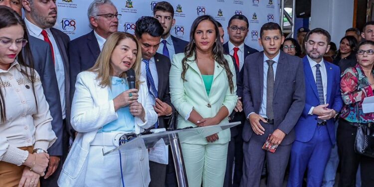 CAXIAS/MA – ASSEMBLEIA ITINERANTE Iracema Vale reafirma que ALEMA e Governo atuam juntos para melhorar indicadores sociais do estado.