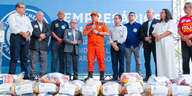 São Luís/MA – Mais de 40 mil cestas básicas arrecadadas para desabrigados pelas chuvas com o SOS Enchentes