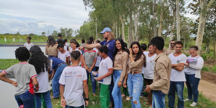 São Raimundo das Mangabeiras/MA – Sagrima promove orientações técnicas de piscicultura para estudantes
