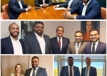 BRASILIA/DF- Paulo Vitor articula com lideranças nacionais, polícias e soluções pra São Luís