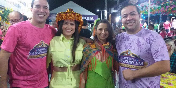 ARRAIAL DA ALEMA / Dr. Ricardo Barbosa marca presença com familiares e elogia o evento junino.