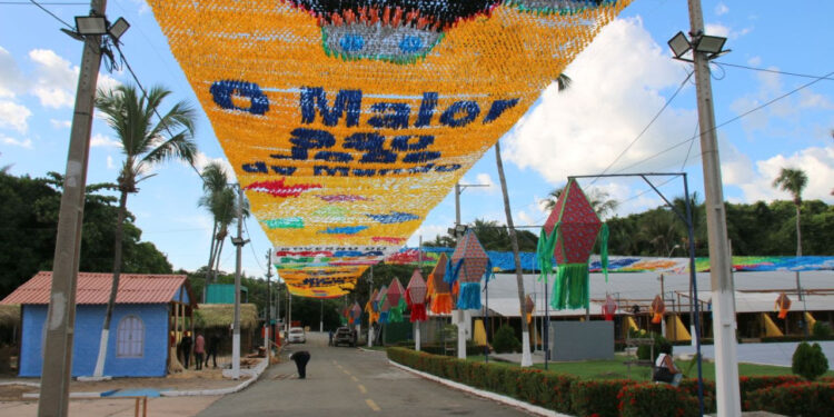 São Luís/MA – Sinfra revitaliza arraiais para a realização do Maior São João do Mundo