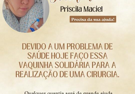 VAQUINHA SOLIDÁRIA…VAMOS AJUDAR!!!