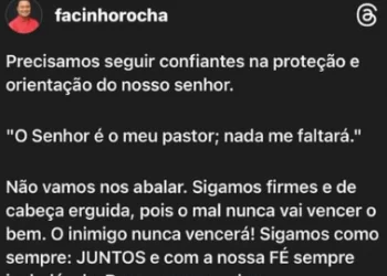 Cândido Mendes/MA – “O inimigo nunca vencerá”, diz prefeito cassado