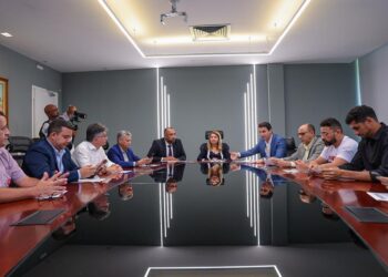 São Luís/MA – Iracema Vale discute movimento” sem FPM não da” com comitiva de prefeitos