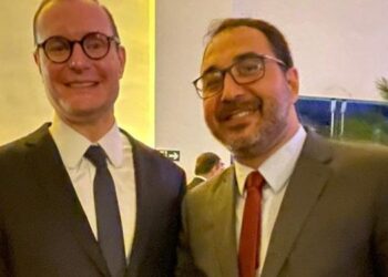 SÃO LUÍS/MA – Presidente da EMAP Gilberto Lins participa da solenidade e jantar em homenagem ao novo Ministro do STF Cristiano Zanin.