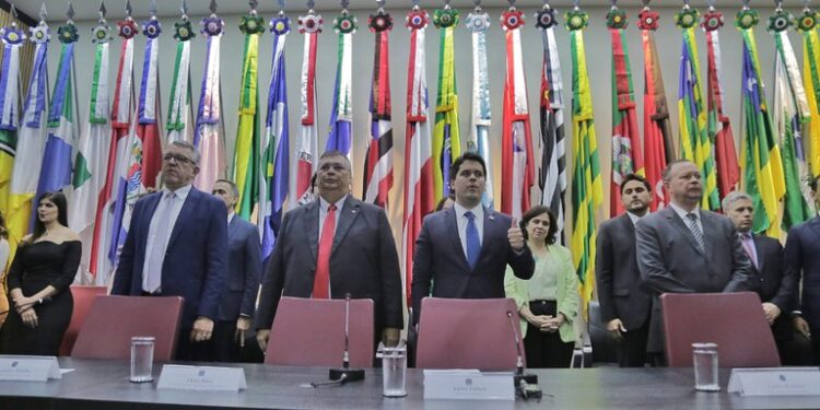 Brasília – André Fufuca toma posse como ministro do Esporte