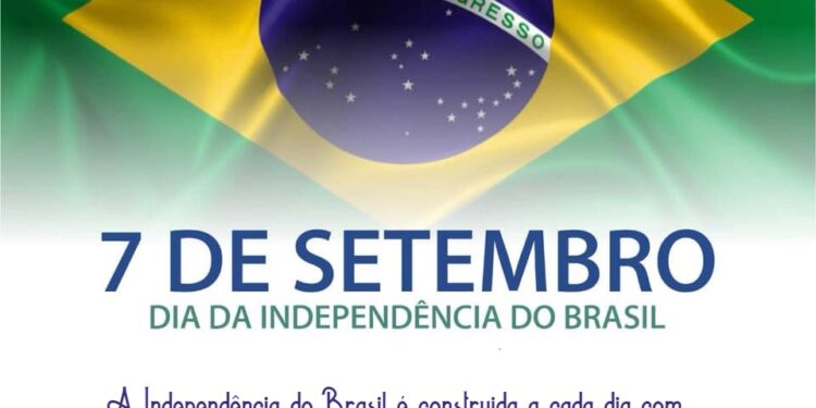 Feliz 7 de setembro Dia da Independência do Brasil