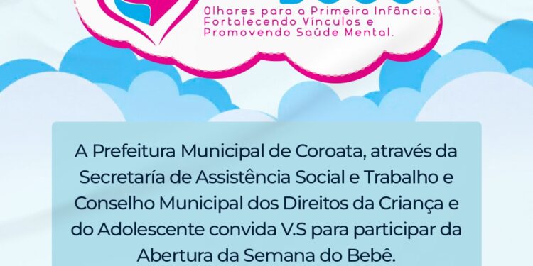 COROATÁ/MA – Convite – Semana do Bebê