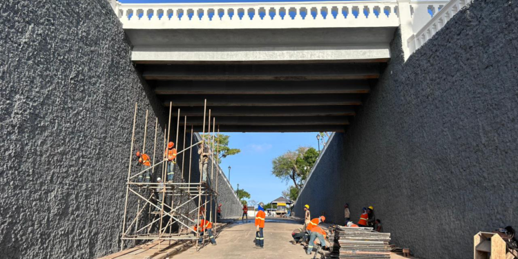 São Luís/MA – Sinfra libera rampa de acesso à praça Dom Pedro II, nesta quarta-feira, 4