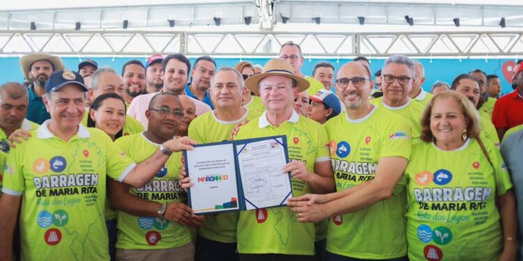 Bequimão – “Rota dos Lagos”, governador Brandão realiza sonho de 40 anos assinando ordem de serviço para construção da Barragem de Maria Rita