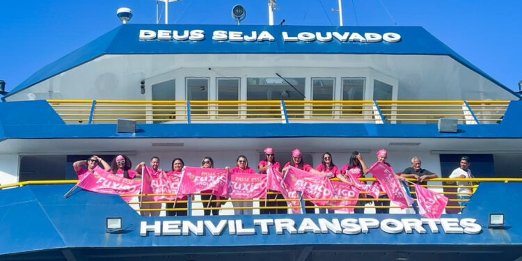 São Luís/MA – Governo do Estado encerra Outubro Rosa com ação de saúde em ferryboats