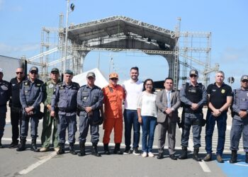São Luís/MA – Forças de Segurança vistoriam circuito do Réveillon do Maranhão
